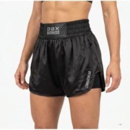Moteriški Muay Thai šortai DBX Bushido Combatwear, juodi
