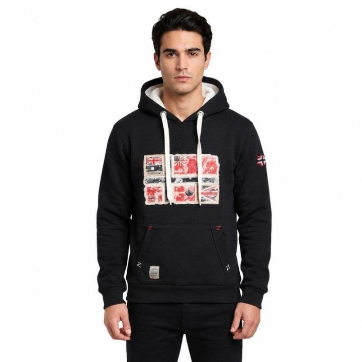 Vyriškas džemperis Geographical Norway GPEPE 2 100 EO BS2, juodas