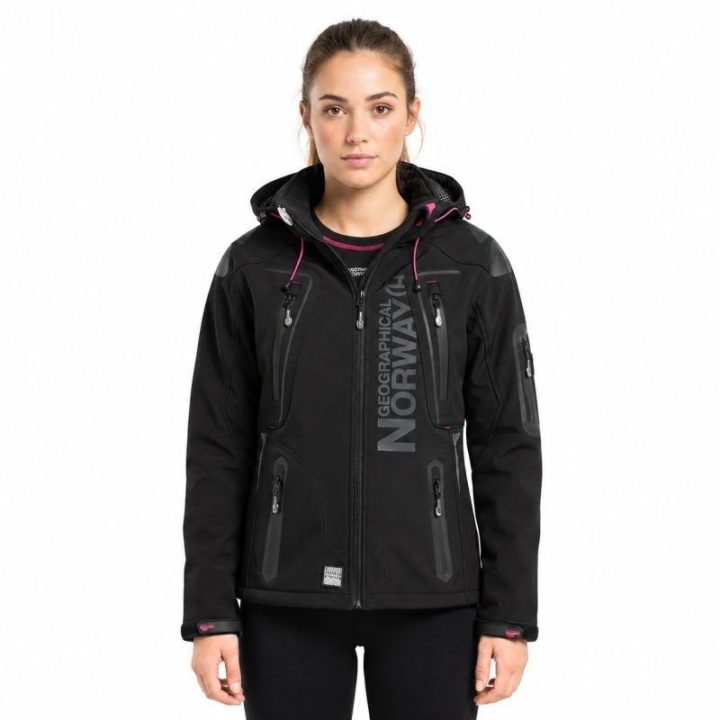 Moteriška softshell striukė Geographical Norway Tislande, juoda