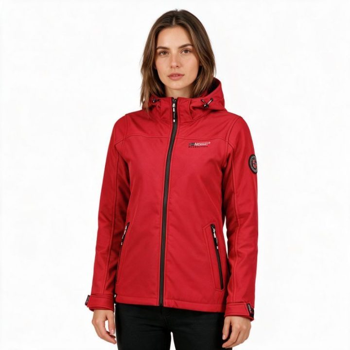 Moteriška softshell striukė Geographical Norway, raudona