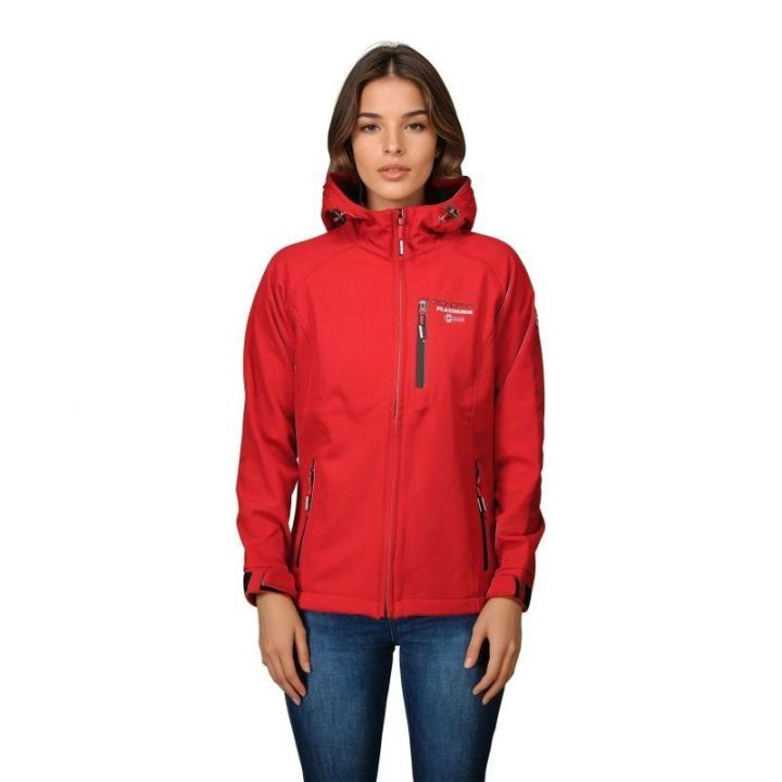 Moteriška softshell striukė Geographical Norway Tacer, raudona