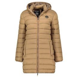 Moteriška ilga striukė Geographical Norway Atikamap, rusvai pilka