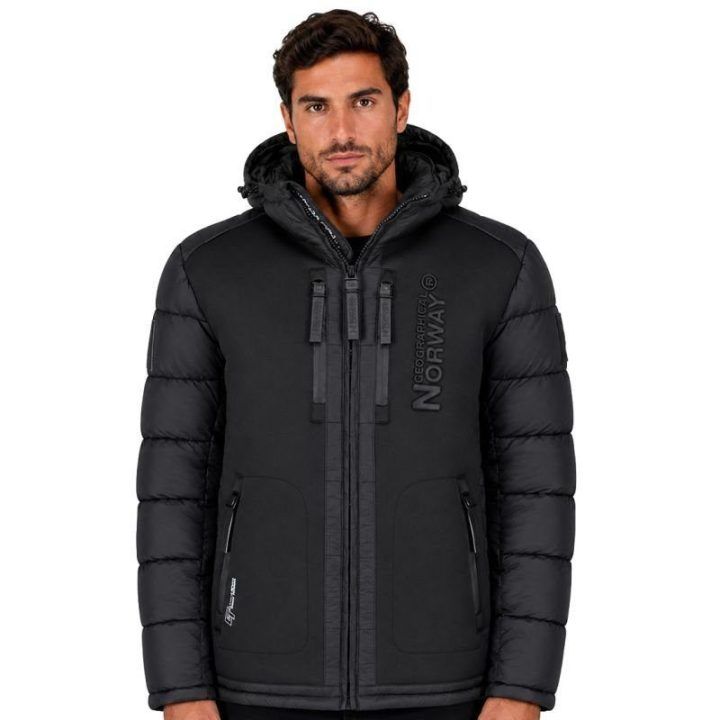 Vyriška striukė Geographical Norway Beachwood, juoda