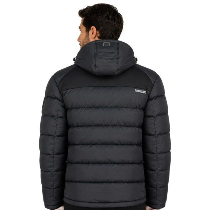 Vyriška striukė Geographical Norway Beachwood, juoda