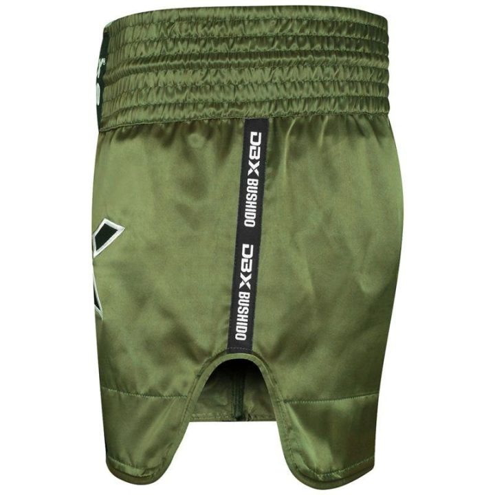 Vyriški Muay Thai šortai DBX Bushido Combatwear, tamsiai žali