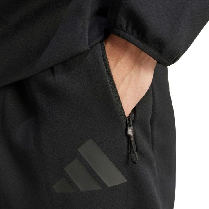 Vyriškos sportinės kelnės adidas Z.N.E. Open-Hem, juodos
