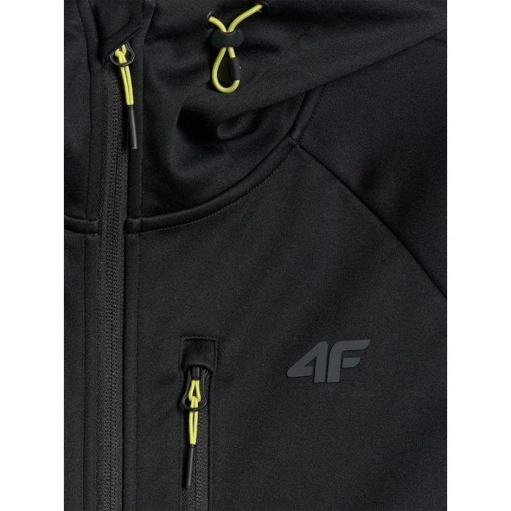 Vyriška vėjui atspari softshell striukė su NeoDry 5000/3000 membrana 4F, juoda