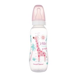 Buteliukas su žirafos motyvu Canpol babies Africa, 330 ml, rožinis