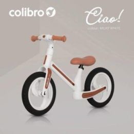 Sulankstomas balansinis dviratukas Colibro Ciao, pieno baltas