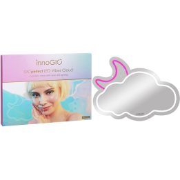 Kosmetinis debesėlio formos veidrodis su neoniniu LED, InnoGio