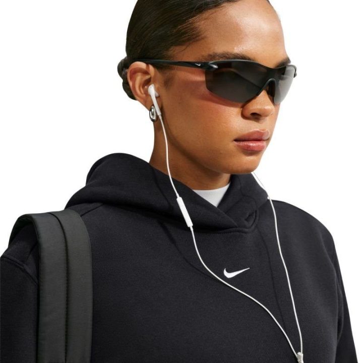 Moteriškas džemperis su gobtuvu Nike Studio Fleece, juodas