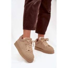 Moteriški pašiltinti sportbačiai Step in style, smėlio