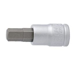 Galvutė su 6 mm šešiakampiu antgaliu Unior, 1/4 colio