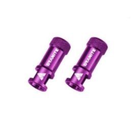 FV vožtuvų dangteliai su atsukimo raktu Granite Juicy, violetiniai