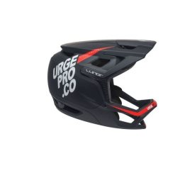 Dviračio šalmas enduro URGE Lunar, S/M dydis, juodas