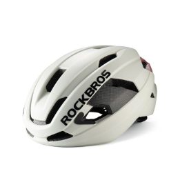 Dviračio šalmas Rockbros LK-15, 58–62 cm, šviesiai pilkas