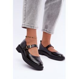 Moteriški Mary Jane stiliaus bateliai Step in style, juodi