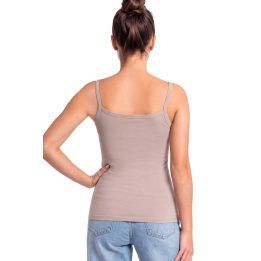 Moteriški medvilniniai marškinėliai Donna, smėlio
