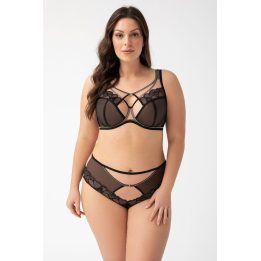 Moteriška liemenėlė su lankeliais Gorsenia Lingerie, juoda