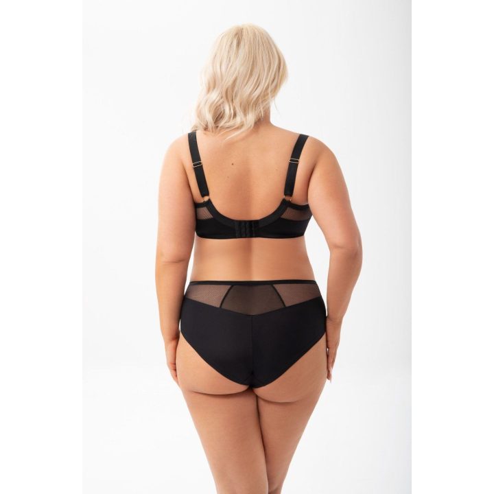 Moteriška nepakietinta liemenėlė su lankeliais Gorsenia Lingerie, juoda