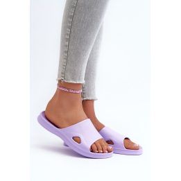Moteriškos klasikinės šlepetės, violetinės