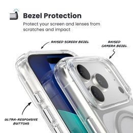 Permatomas dėklas Speck Presidio Perfect Clear MagSafe iPhone 17 Pro