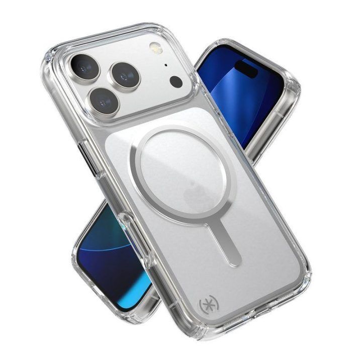 Permatomas dėklas Speck Presidio Perfect Clear MagSafe iPhone 17 Pro