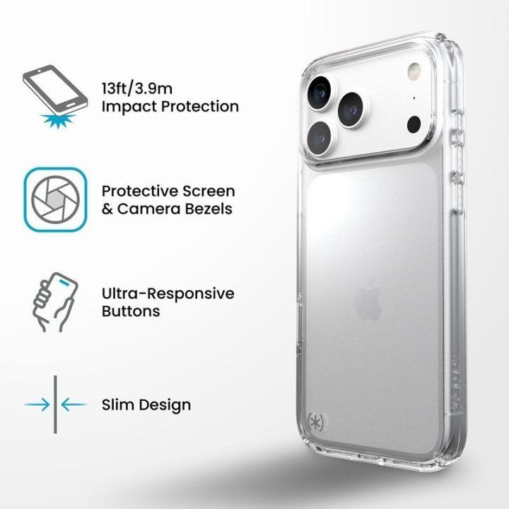Permatomas dėklas iPhone 18 Pro Max / 17 Pro Max, Speck