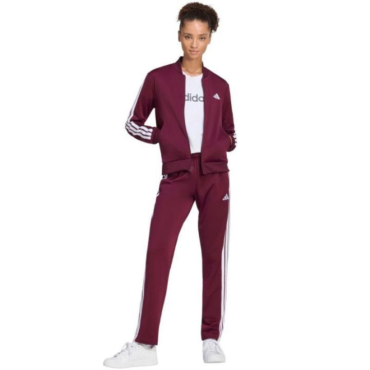 Moteriškas sportinis kostiumas adidas Dayready, bordo