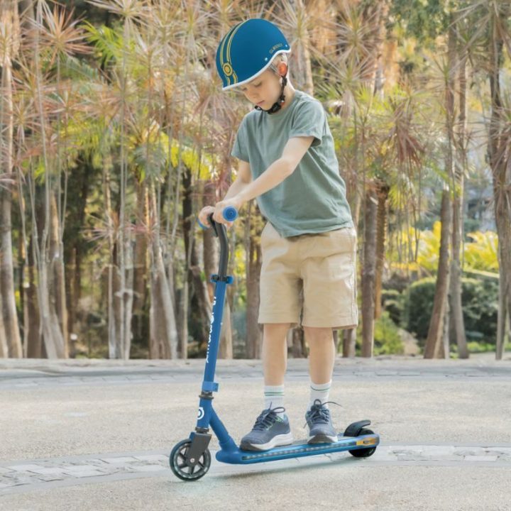 Vaikiškas dviračio šalmas Globber Ultimum, 51–55 cm, tamsiai žalsvai mėlynas