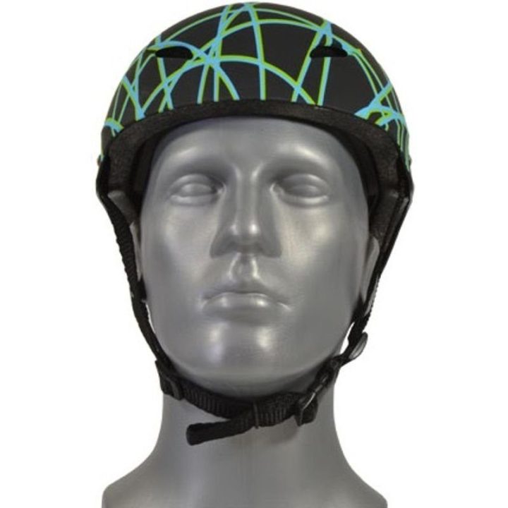 Riedėjimo šalmas Enero Pro Skate Scratch, L dydis, baltas ir juodas