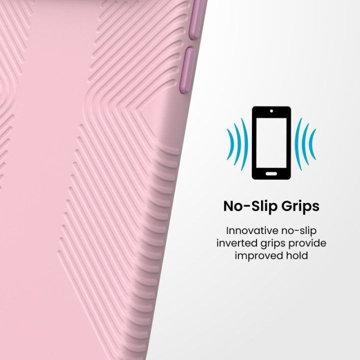 Dėklas iPhone 18 Pro / 17 Pro Speck Presidio2 Grip MagSafe, Quiet Blush