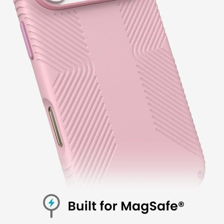 Dėklas iPhone 18 Pro / 17 Pro Speck Presidio2 Grip MagSafe, Quiet Blush