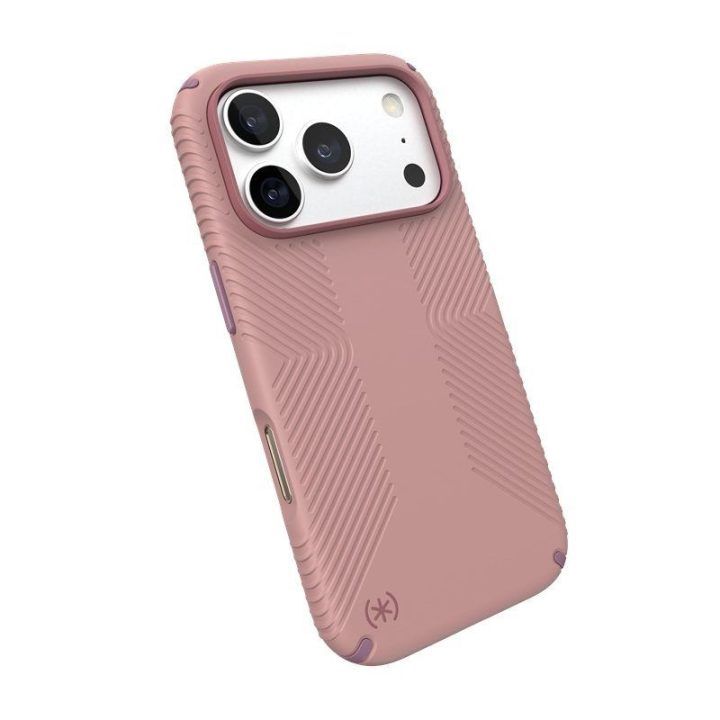 Dėklas iPhone 18 Pro / 17 Pro Speck Presidio2 Grip MagSafe, Quiet Blush