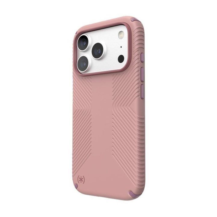 Dėklas iPhone 18 Pro / 17 Pro Speck Presidio2 Grip MagSafe, Quiet Blush