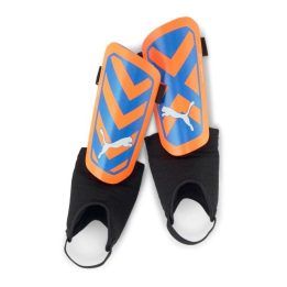 Blauzdų apsaugos futbolui Puma Ultra Light, oranžinės ir mėlynos