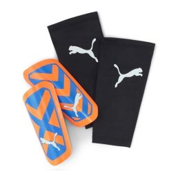 Futbolo blauzdų apsaugos Puma Ultra Light, oranžinės ir mėlynos
