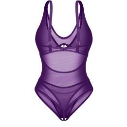 Moteriška glaustinukė su užsegimu nugaroje Obsessive, violetinė