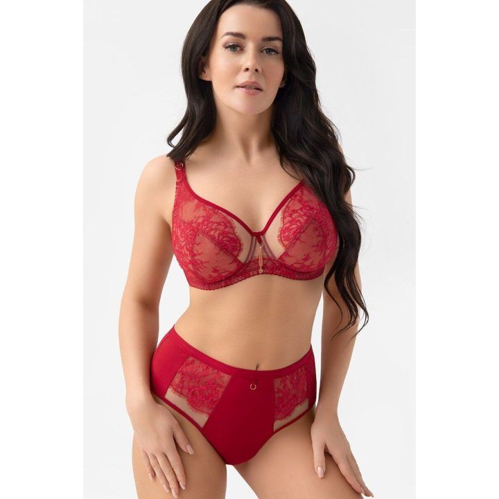 Moteriška liemenėlė be pakietinimo Gorsenia Lingerie, raudona