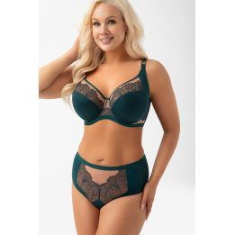 Liemenėlė be pakietinimo Gorsenia Lingerie Aisha G034, žalia