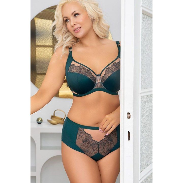 Liemenėlė be pakietinimo Gorsenia Lingerie Aisha G034, žalia