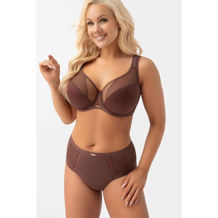 Liemenėlė be pakietinimo Gorsenia Lingerie, ruda