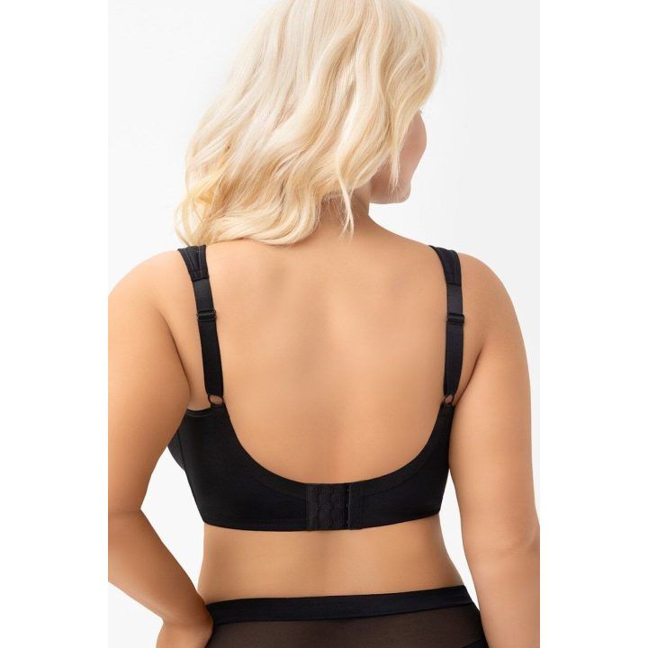 Moteriška liemenėlė su nėriniais Gorsenia Lingerie, juoda