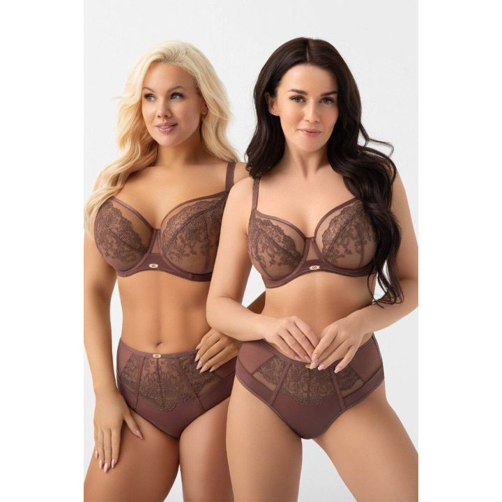 Moteriška liemenėlė be pakietinimo Gorsenia Lingerie, ruda