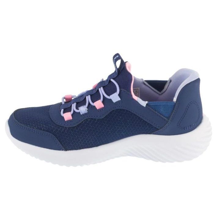 Įspiriami sportbačiai Skechers Slip-Ins Bounder - Simple Cut, tamsiai mėlyni