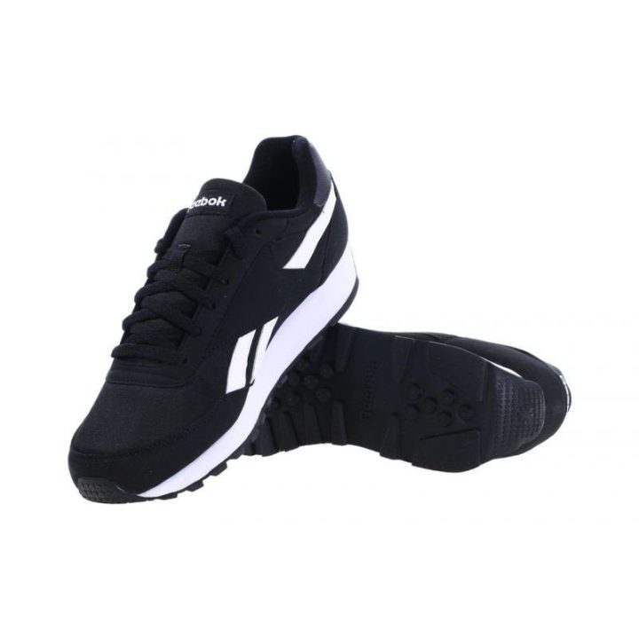 Vyriški laisvalaikio batai su raišteliais Reebok Rewind Run, juodi