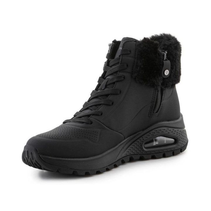 Moteriški laisvalaikio batai Skechers Uno Rugged Fall Air, juodi