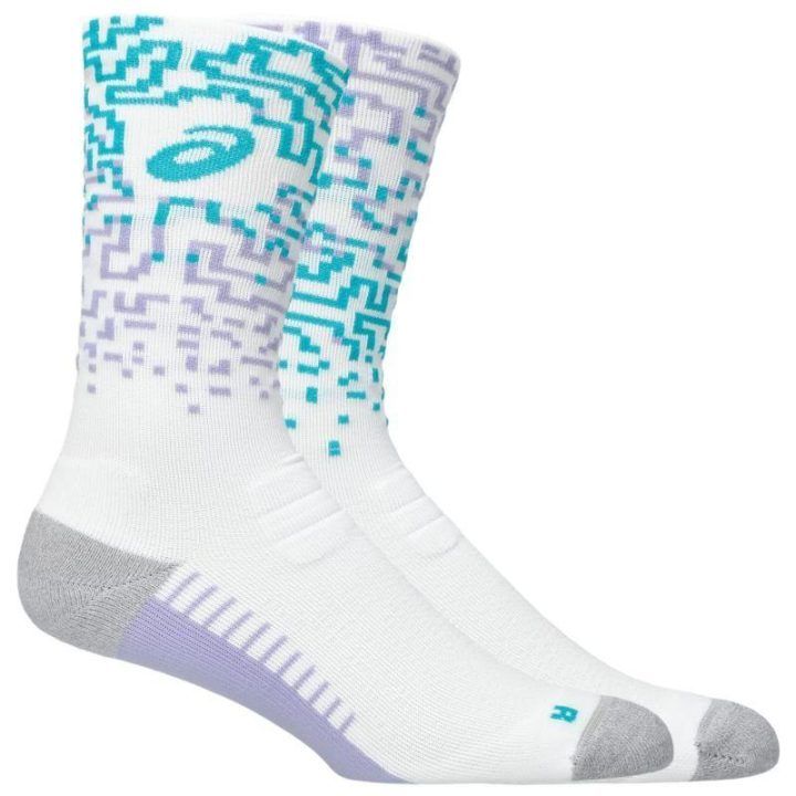 Bėgimo kojinės iki blauzdos ASICS Performance Run, 35–38, baltos