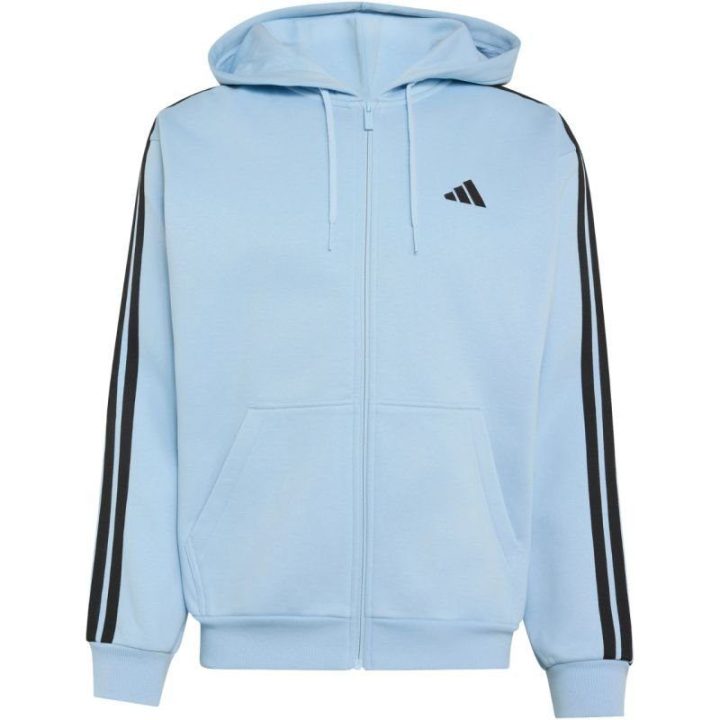 Vyriškas džemperis su užtrauktuku adidas Essentials, žydras