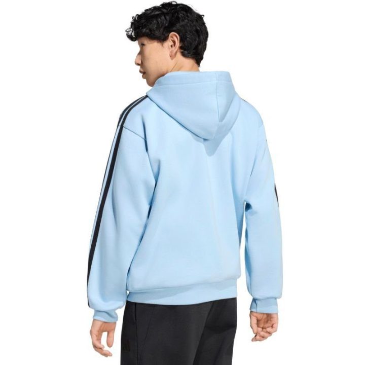 Vyriškas džemperis su užtrauktuku adidas Essentials, žydras